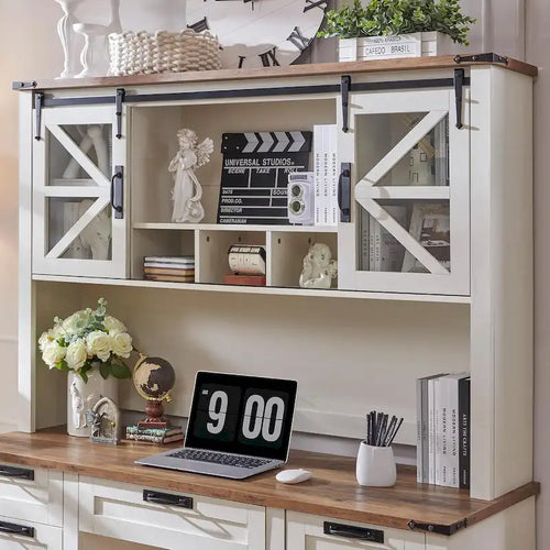 42 Farmhouse Desk Hutch, Only Match Afulyperfllc's Farmhouse Desk