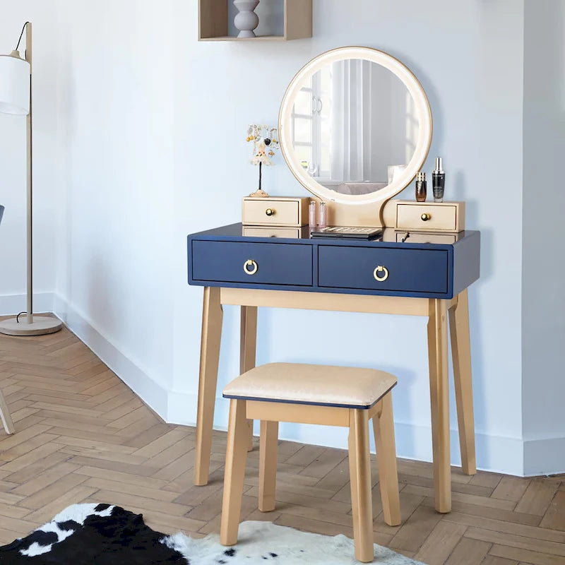 Coiffeuse — Commande tactile, 3 modes d'éclairage
