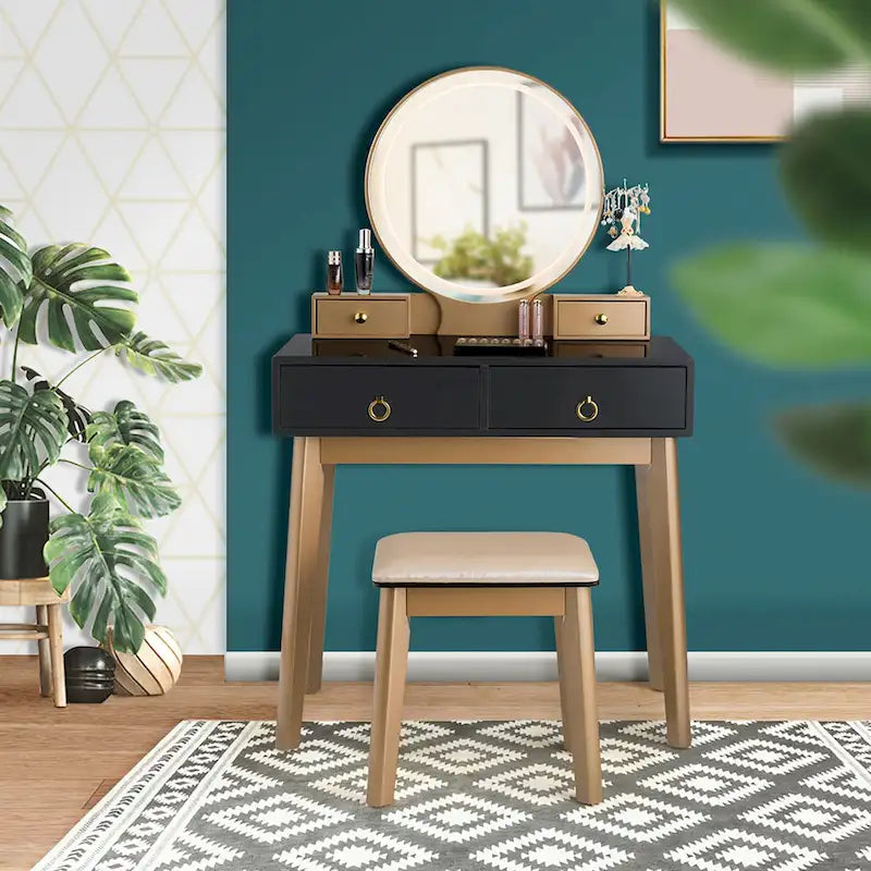 Coiffeuse — Commande tactile, 3 modes d'éclairage