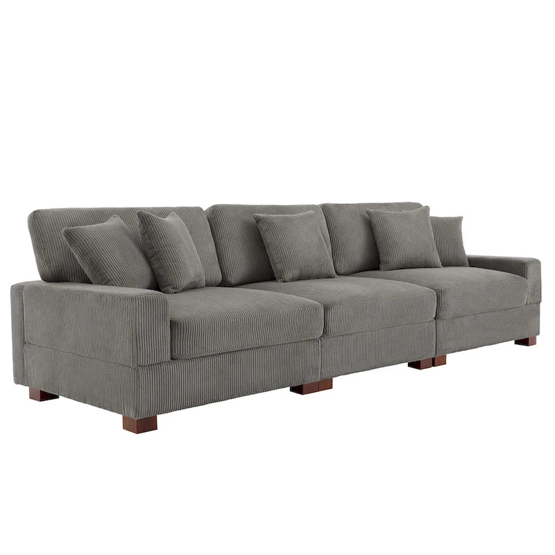 Canapé modulaire moderne surdimensionné avec coussins