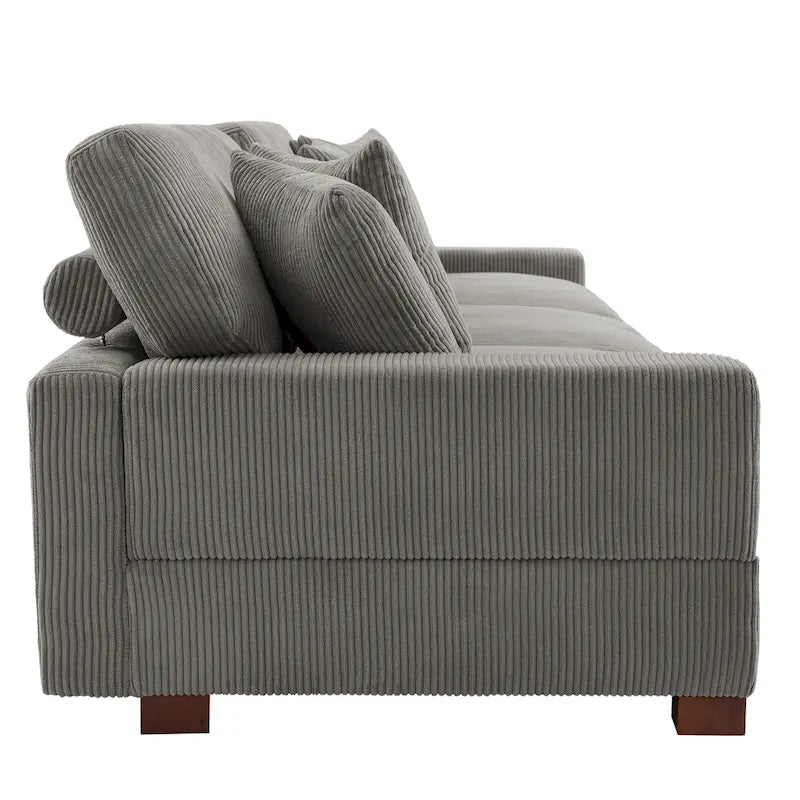 Canapé modulaire moderne surdimensionné avec coussins