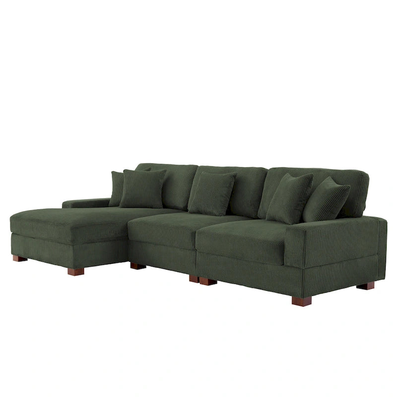 Canapé modulaire moderne surdimensionné avec coussins