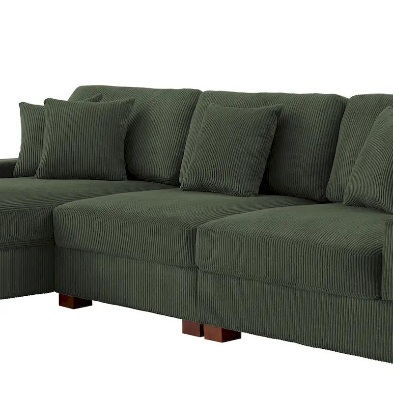 Canapé modulaire moderne surdimensionné avec coussins