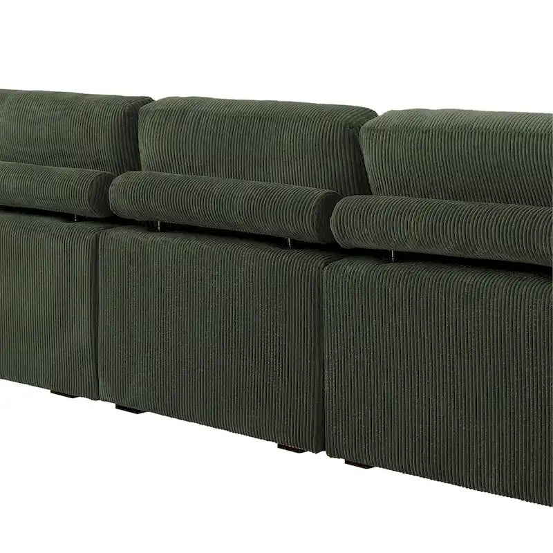 Canapé modulaire moderne surdimensionné avec coussins