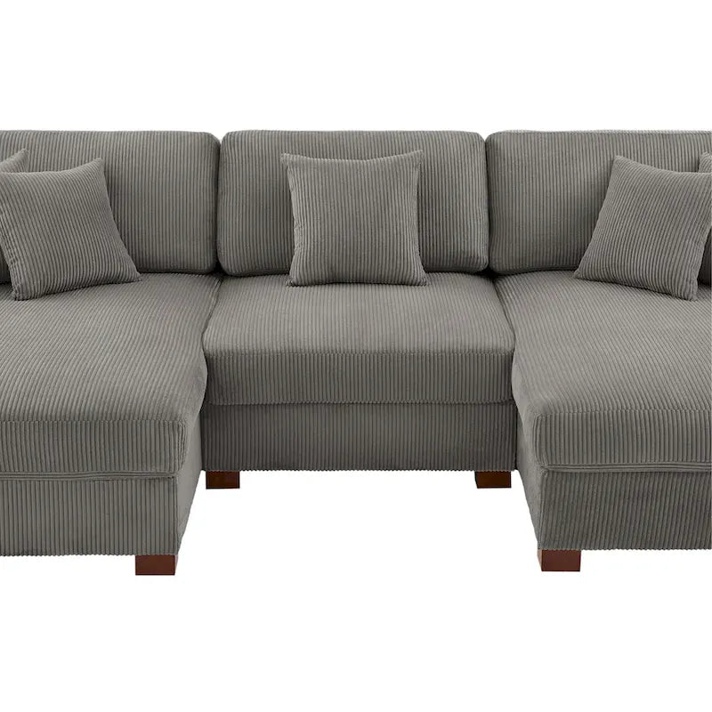 Canapé modulaire moderne surdimensionné avec coussins
