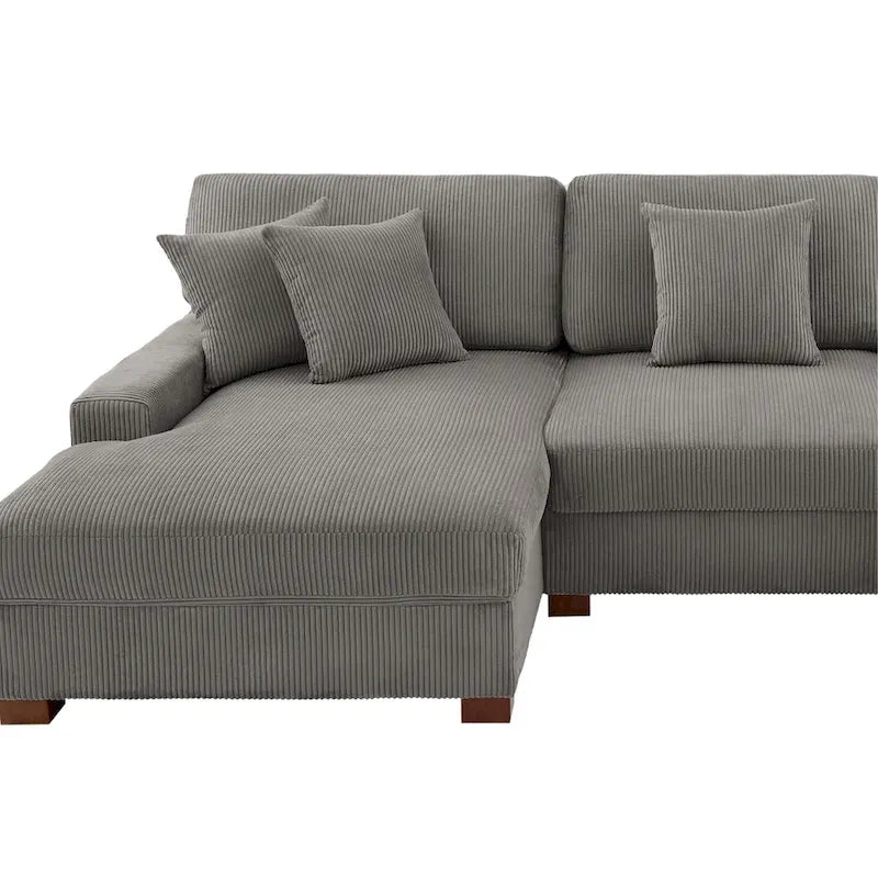 Canapé modulaire moderne surdimensionné avec coussins