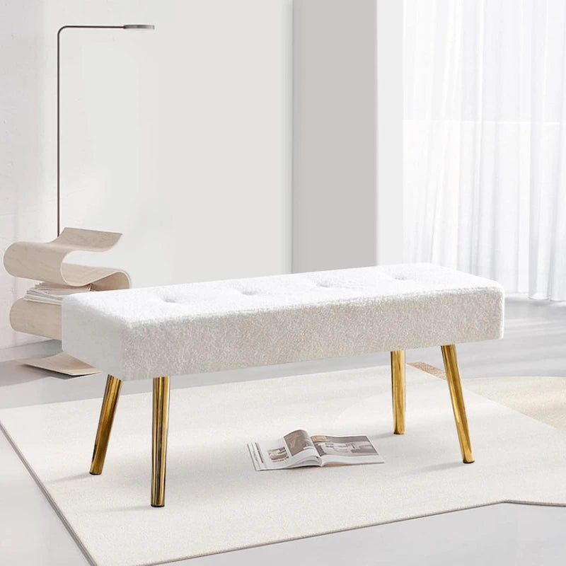 Banc rembourré – Convient aux chambres à coucher, entrées et salles à manger