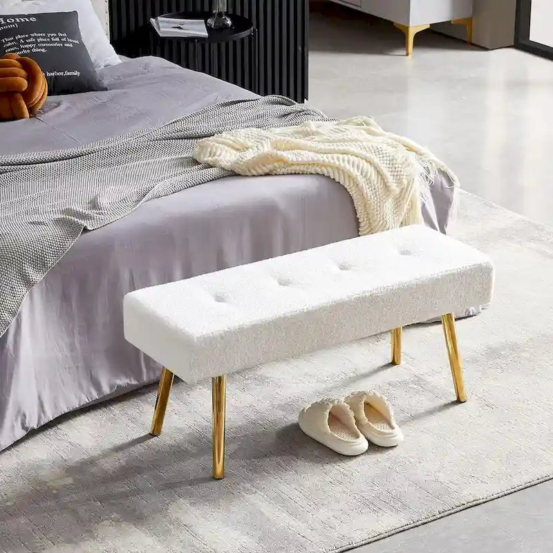 Banc rembourré – Convient aux chambres à coucher, entrées et salles à manger