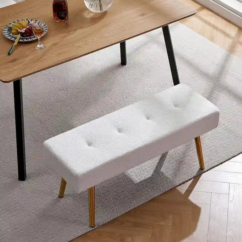Banc rembourré – Convient aux chambres à coucher, entrées et salles à manger