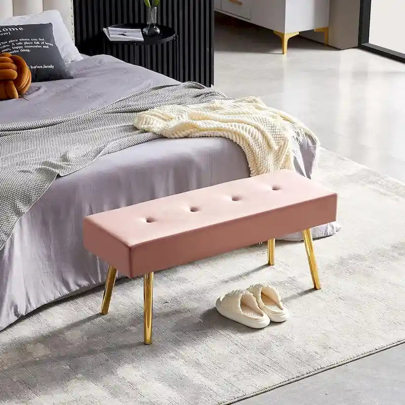 Banc rembourré – Convient aux chambres à coucher, entrées et salles à manger
