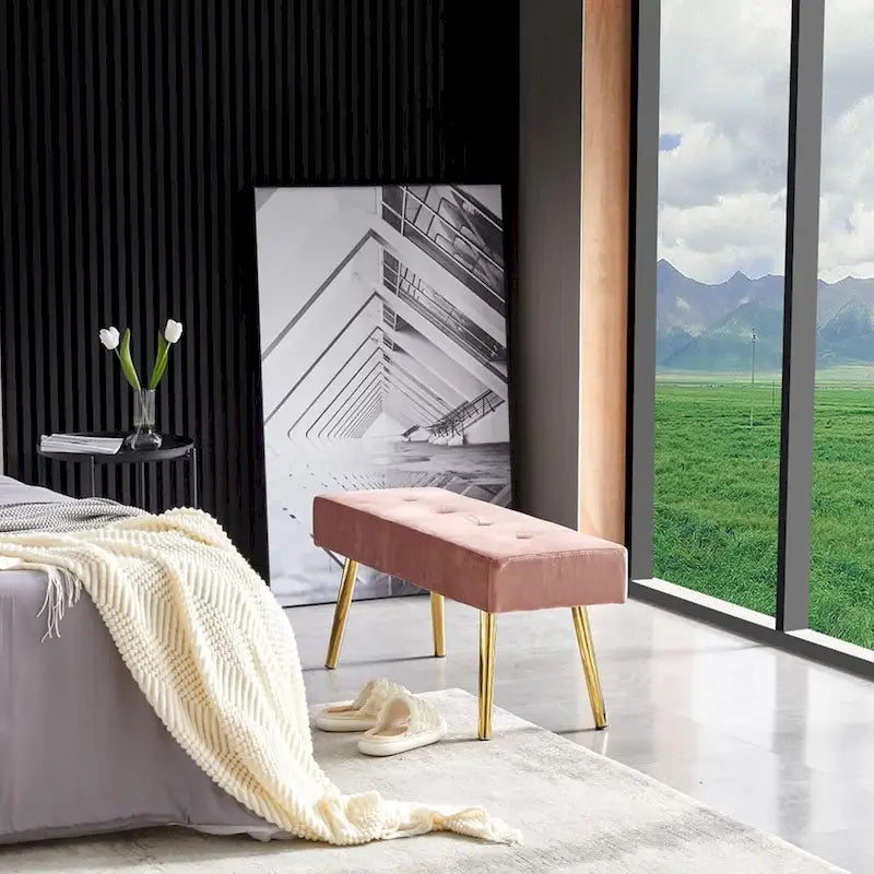 Banc rembourré – Convient aux chambres à coucher, entrées et salles à manger