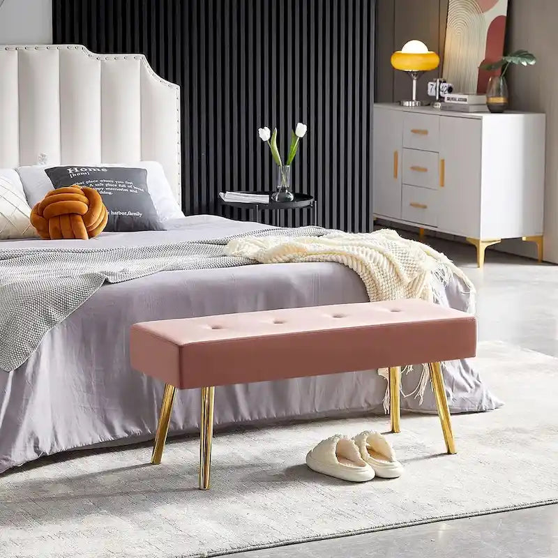 Banc rembourré – Convient aux chambres à coucher, entrées et salles à manger