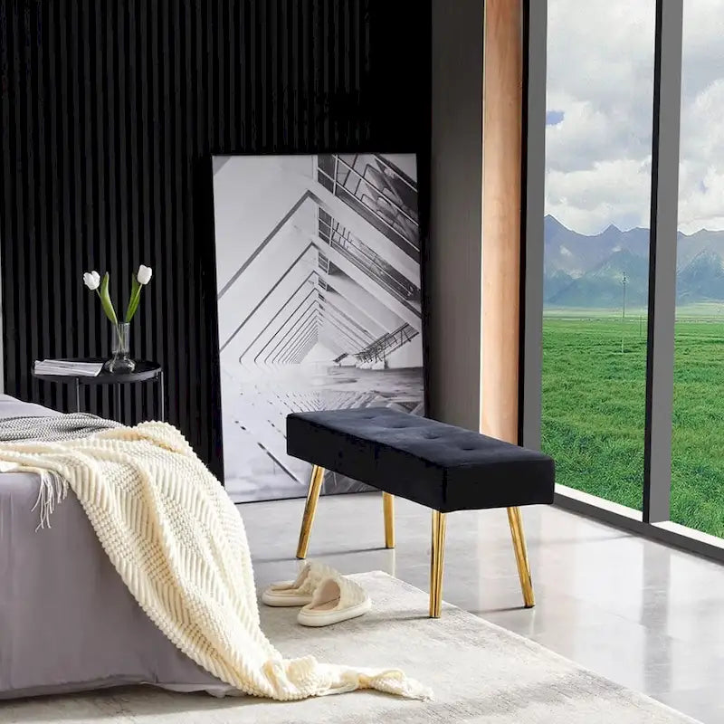 Banc rembourré – Convient aux chambres à coucher, entrées et salles à manger
