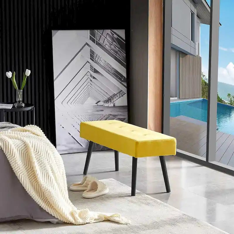 Banc rembourré – Convient aux chambres à coucher, entrées et salles à manger