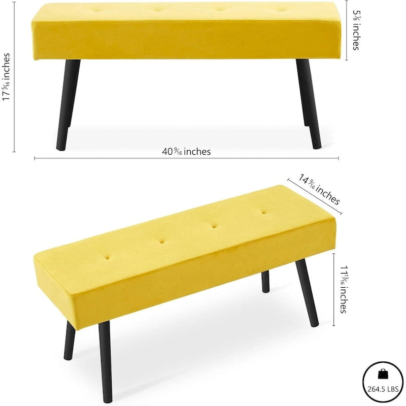 Banc rembourré – Convient aux chambres à coucher, entrées et salles à manger