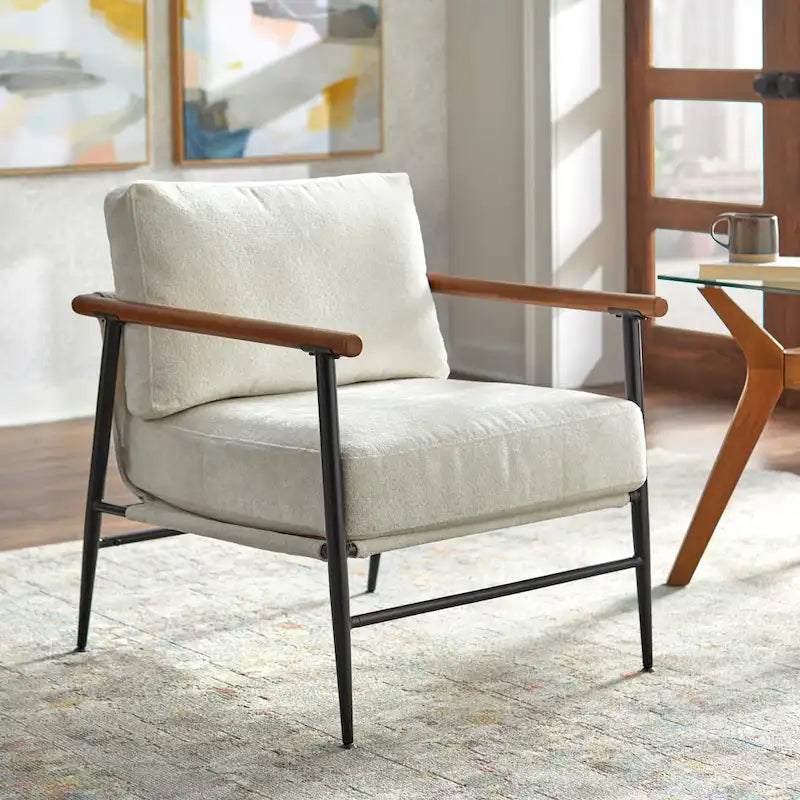 Fauteuil semi-lounge Mid-Century Modern