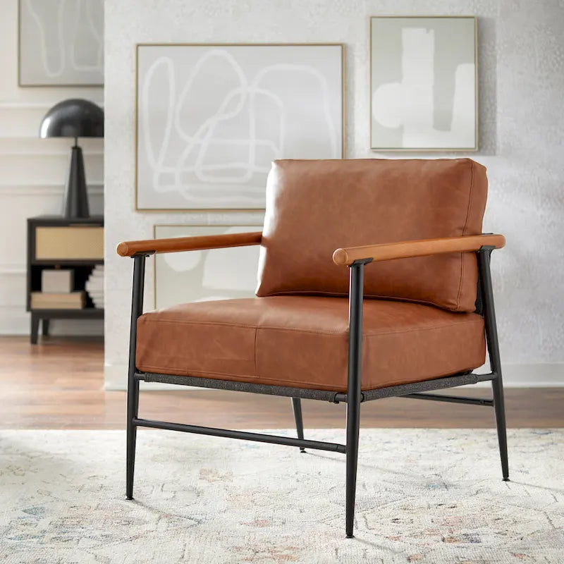 Fauteuil semi-lounge Mid-Century Modern