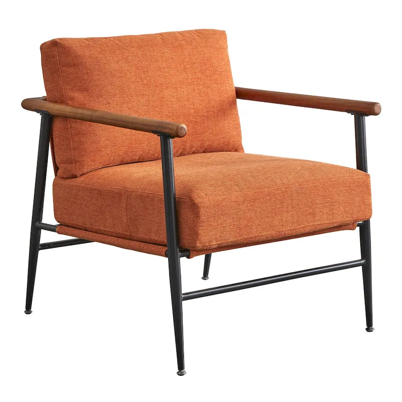 Fauteuil semi-lounge Mid-Century Modern