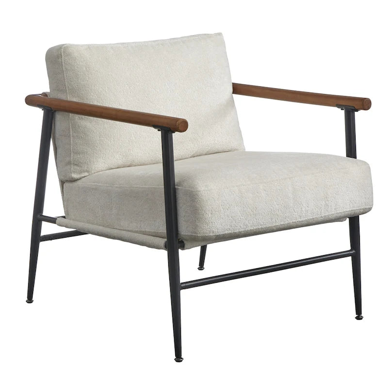 Fauteuil semi-lounge Mid-Century Modern