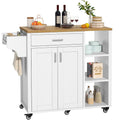 Îlot de cuisine mobile — Meuble de rangement à roulettes