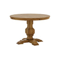 Table à manger ronde bicolore