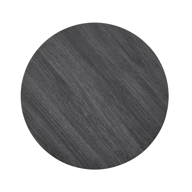 Table d'appoint ronde en bois de style moderne
