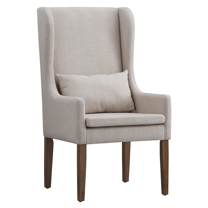 Fauteuil capitonné à oreilles