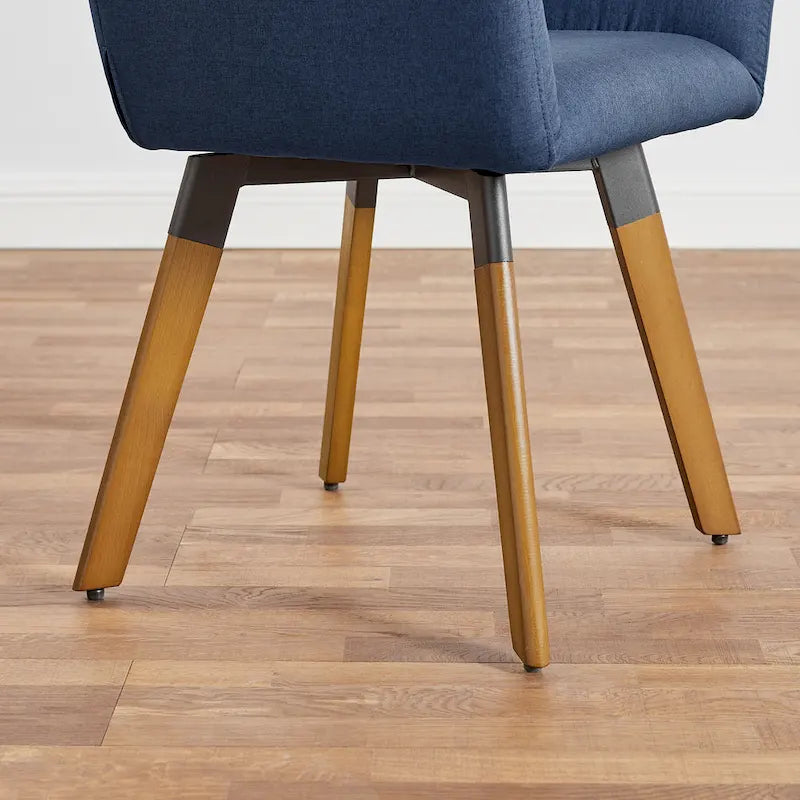 Chaises de salle à manger décoratives pivotantes (lot de 2)