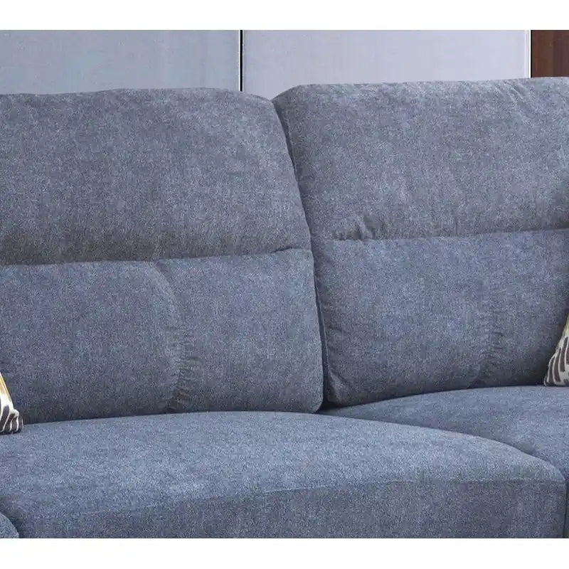 Canapé d'angle en tissu de 103,5 pouces (avec méridienne à droite, pouf de rangement et 2 coussins décoratifs)
