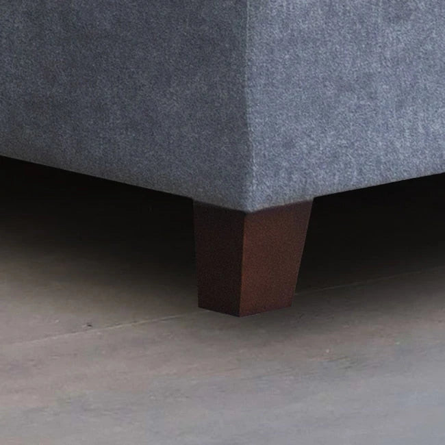 Canapé d'angle en tissu de 103,5 pouces (avec méridienne à droite, pouf de rangement et 2 coussins décoratifs)