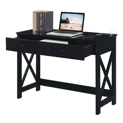 Bureau de 42 pouces à tiroir unique (avec station de recharge)