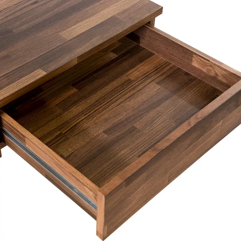 Bureau d'ordinateur industriel en métal noir de 59 po (avec ports USB)