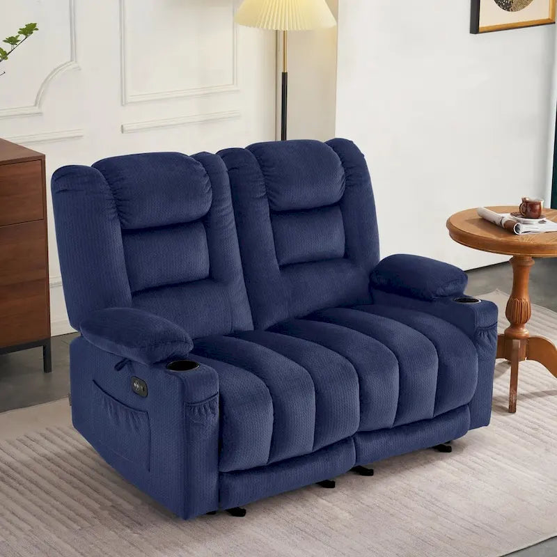 Canapé électrique deux places (avec fonctions de chauffage et de massage)
