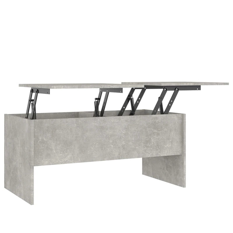 Table basse relevable / Table d'appoint pour canapé / Bout de canapé décoratif — Bois composite — 102,1 x 50,5 x 46,5 cm