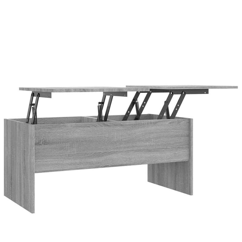 Table basse relevable / Table d'appoint pour canapé / Bout de canapé décoratif — Bois composite — 102,1 x 50,5 x 46,5 cm