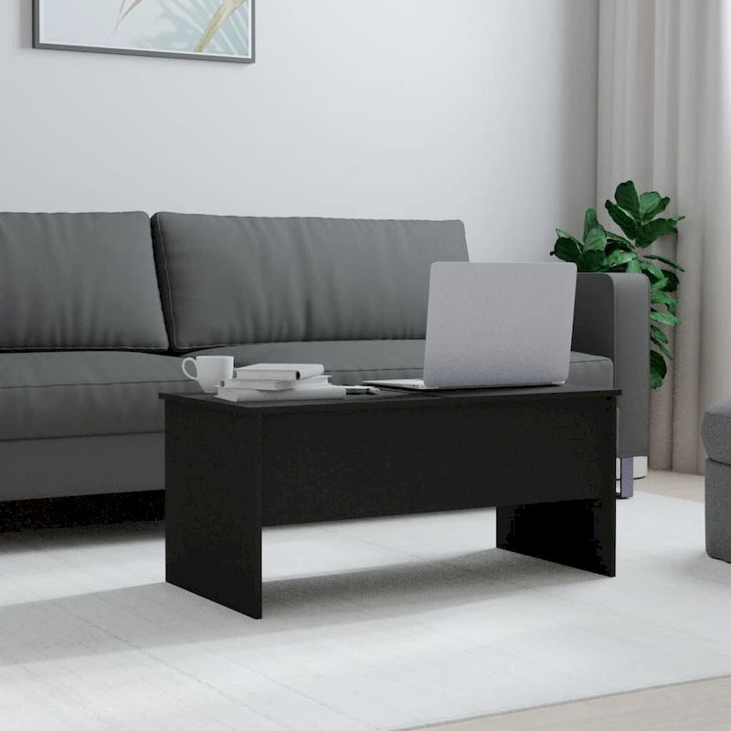 Table basse relevable / Table d'appoint pour canapé / Bout de canapé décoratif — Bois composite — 102,1 x 50,5 x 46,5 cm