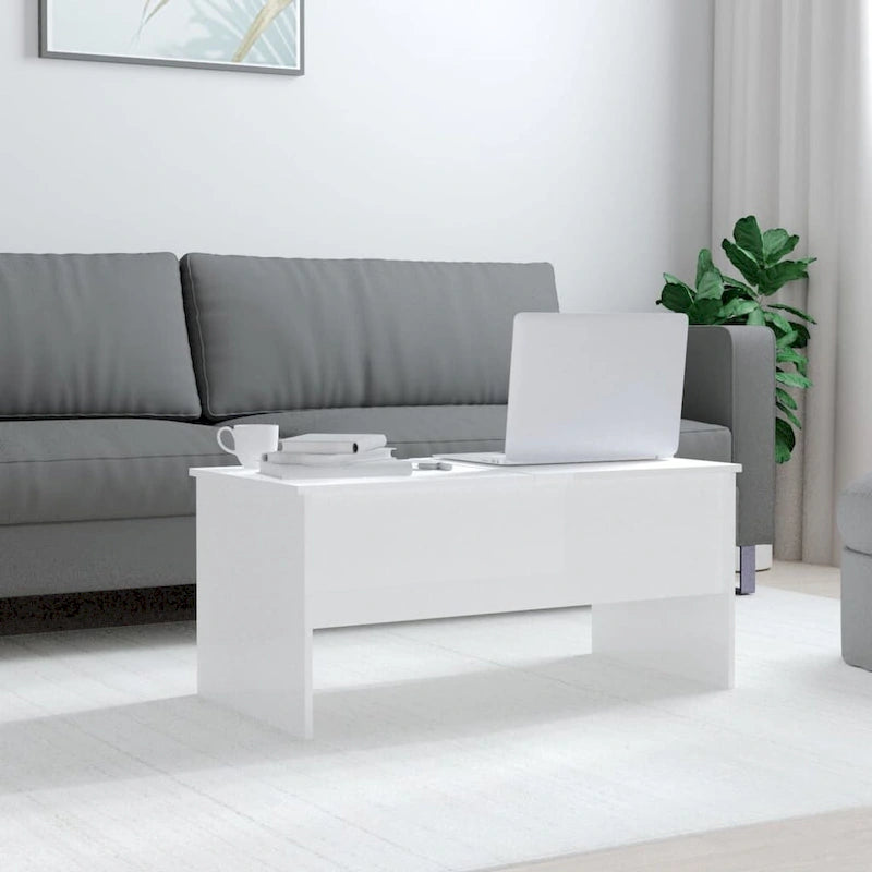 Table basse relevable / Table d'appoint pour canapé / Bout de canapé décoratif — Bois composite — 102,1 x 50,5 x 46,5 cm