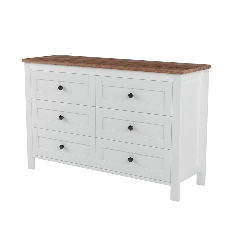 Ensembles de chambre à coucher 3 pièces Lit plateforme queen size avec table de chevet et commode de rangement