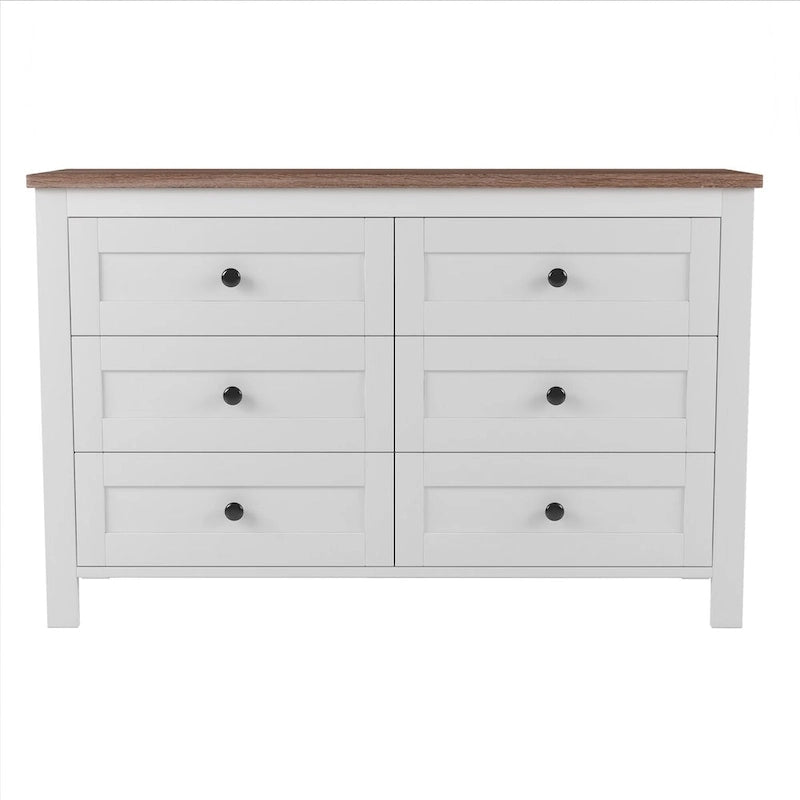 Ensembles de chambre à coucher 3 pièces Lit plateforme queen size avec table de chevet et commode de rangement