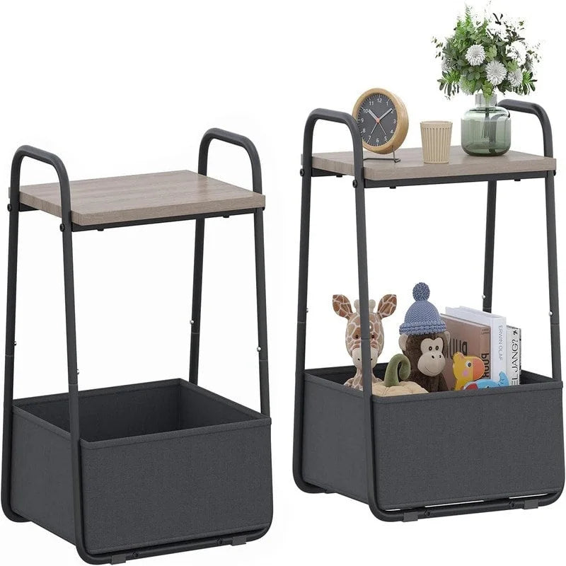 Tables d'appoint (lot de 2) - 43P x 37l x 61H cm