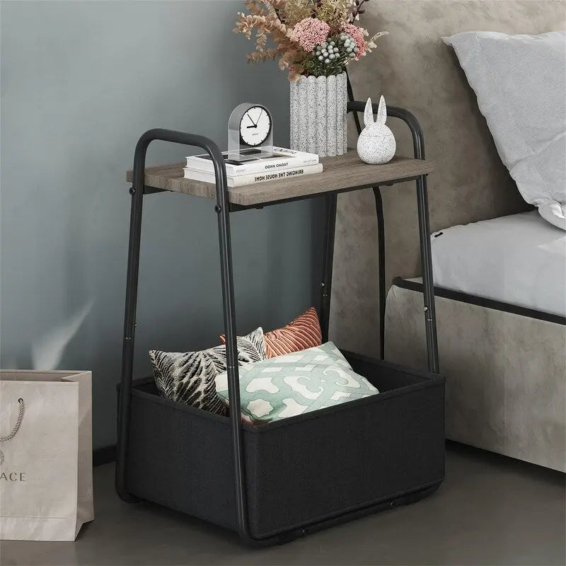 Tables d'appoint (lot de 2) - 43P x 37l x 61H cm