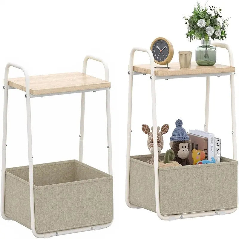 Tables d'appoint (lot de 2) - 43P x 37l x 61H cm