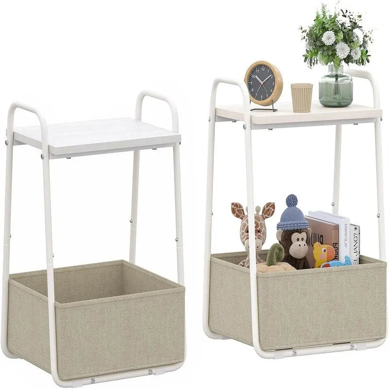 Tables d'appoint (lot de 2) - 43P x 37l x 61H cm