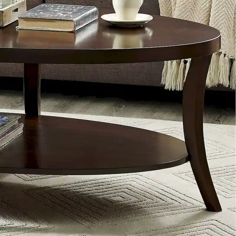 Lot de 3 tables basses avec étagère