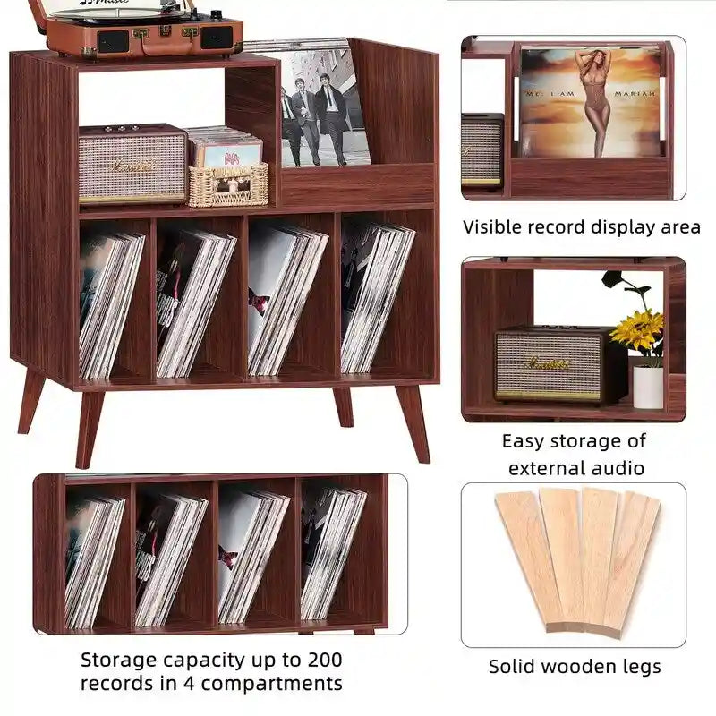 Grand meuble platine - 39,4D x 78,7L x 81,3H cm