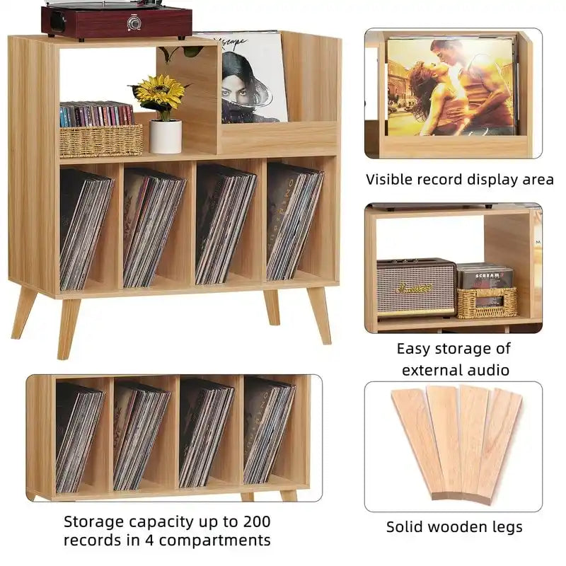 Grand meuble platine - 39,4D x 78,7L x 81,3H cm