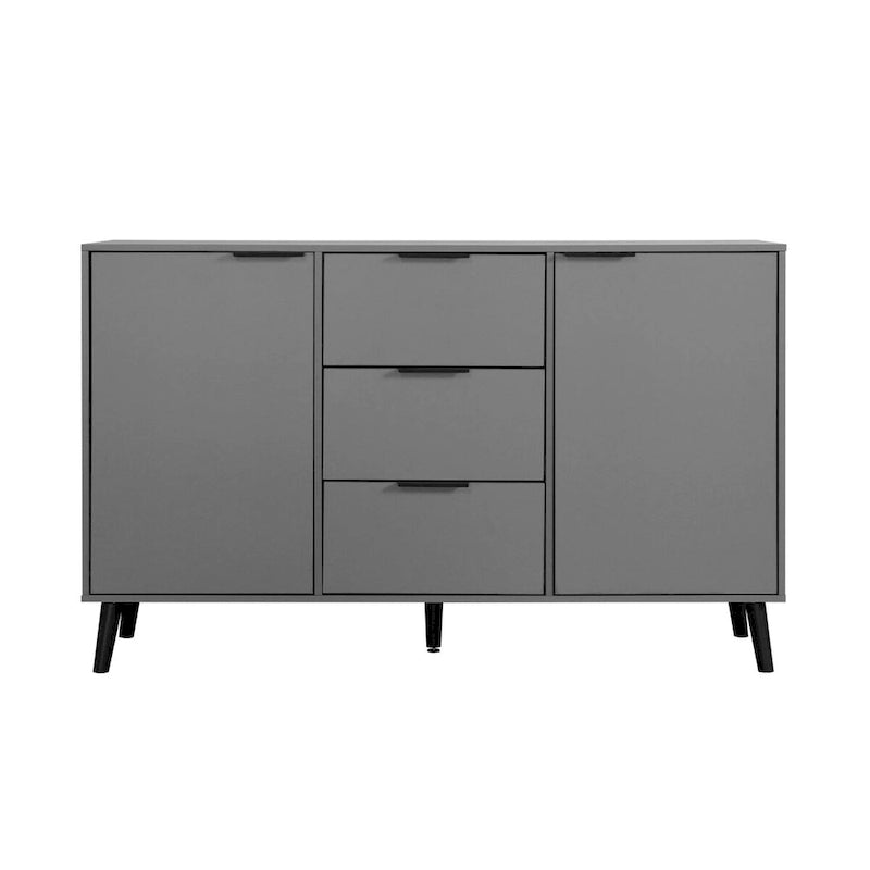 Bahut de buffet avec rangement, meuble de bar à café en bois, 3 tiroirs et 2 portes, armoire de buffet